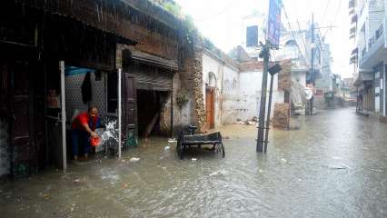 IMD disorders red alert in UP as heavy rains lash screech; faculties, faculties shut for two days