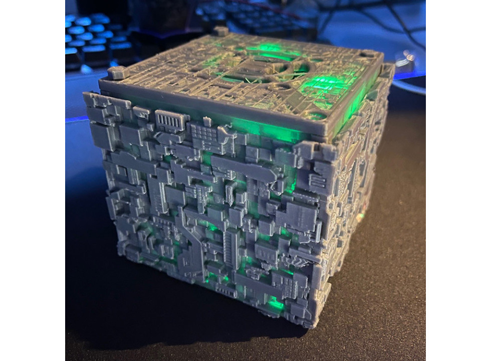 A dream for Famous particular person Proceed followers: The 3D-printed Borg Cube Case for the Raspberry Pi 4