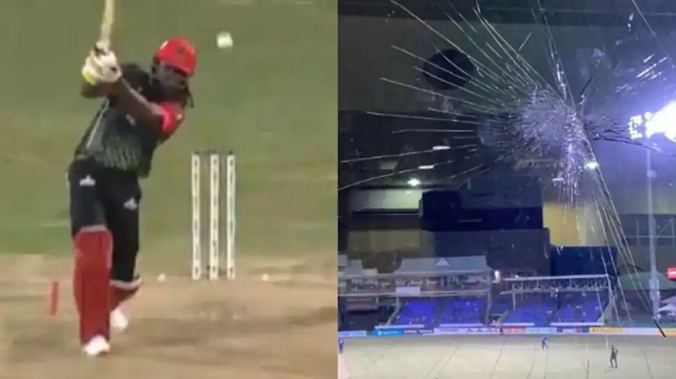 Chris Gayle hits glass-shattering SIX in opposition to Barbados Royals in CPL 2021