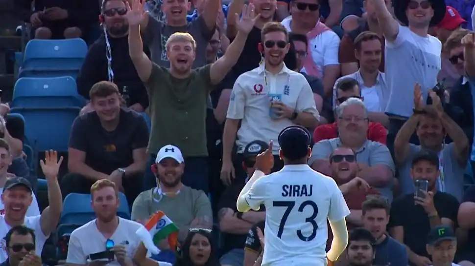 India vs Eng third Test: English crowd throw ball at Mohammed Siraj, Ask