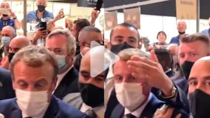 On digicam, French President Emmanuel Macron hit by an egg at some stage in public consult with