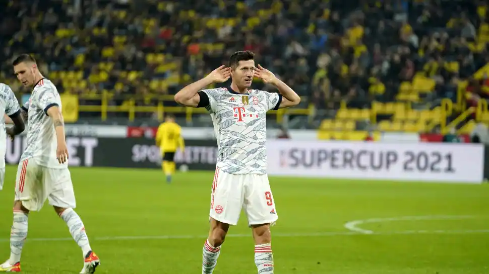 Robert Lewandowski double downs Dortmund as Bayern Munich clinch Comely Cup