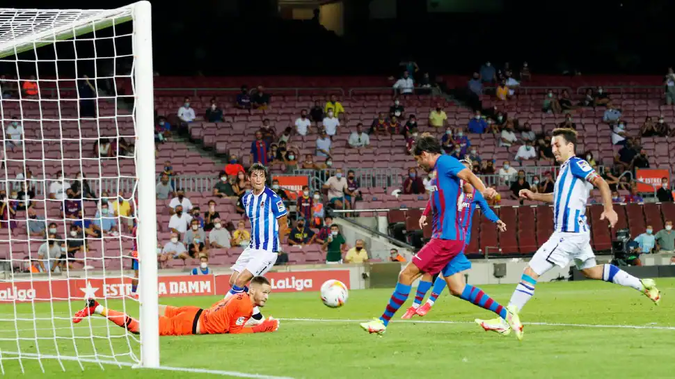 La Liga: Barcelona sink Right Sociedad in first sport without Lionel Messi