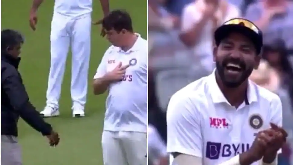 IND vs ENG: Pitch invader pretends to be Indian fielder, leaves Mohammed Siraj and Ravindra Jadeja amused