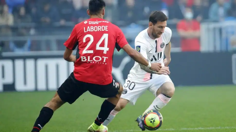 Lionel Messi’s PSG creep to first loss of the season at Rennes
