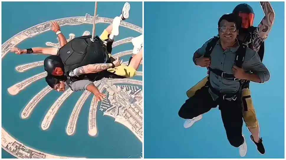 After vacation in Maldives, Neeraj Chopra enjoys skydiving in Dubai