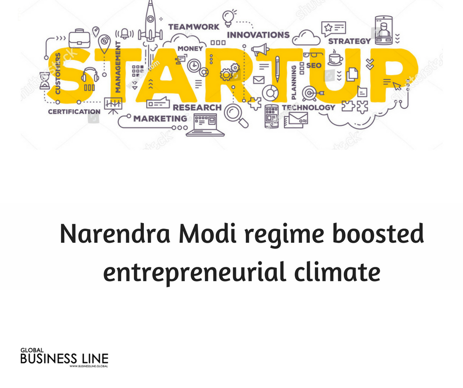Narendra Modi regime boosted entrepreneurial climate