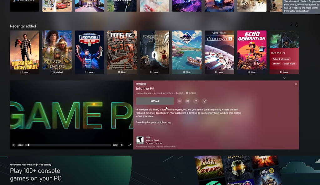 Microsoft’s PC retailer is determined to release Xbox games and allow mods