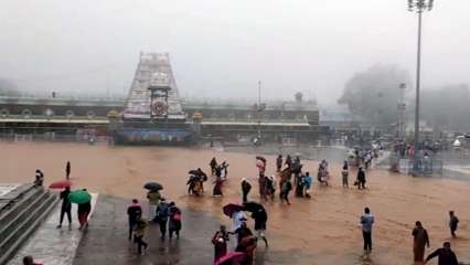Heavy rains wreak havoc in Tirupati, electrical energy supply, side freeway online page online visitors hit