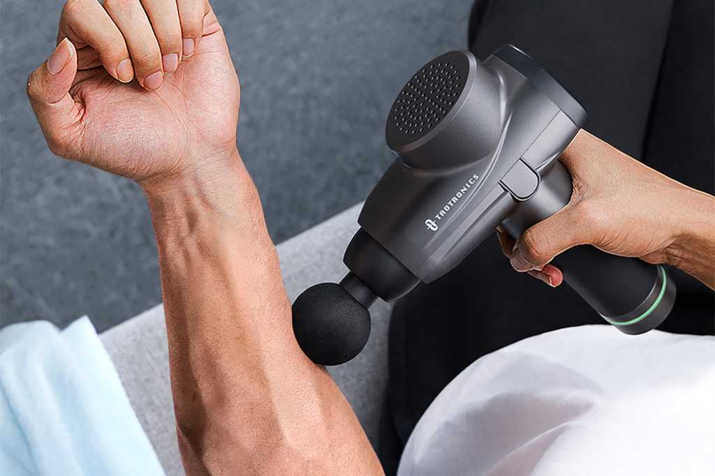 This $159 deep tissue percussion massager is on sale for $40 this week