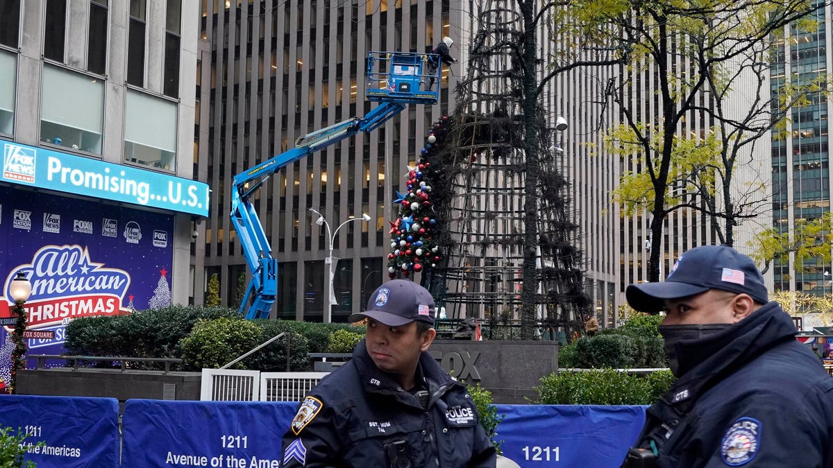 Business News  Business Article  Business Journal Man Arrested After ‘All-American’ Christmas Tree Situation On Fire Open air Fox News Headquarters
