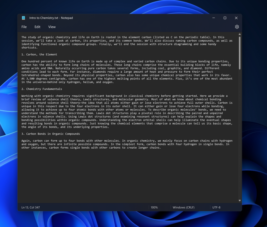 Microsoft’s iconic Notepad is getting overhauled with darkish mode and extra