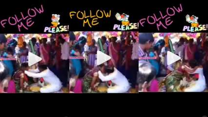Dulha-dulhan ka PDA! Groom passionately kisses bride in entrance of marriage ceremony company