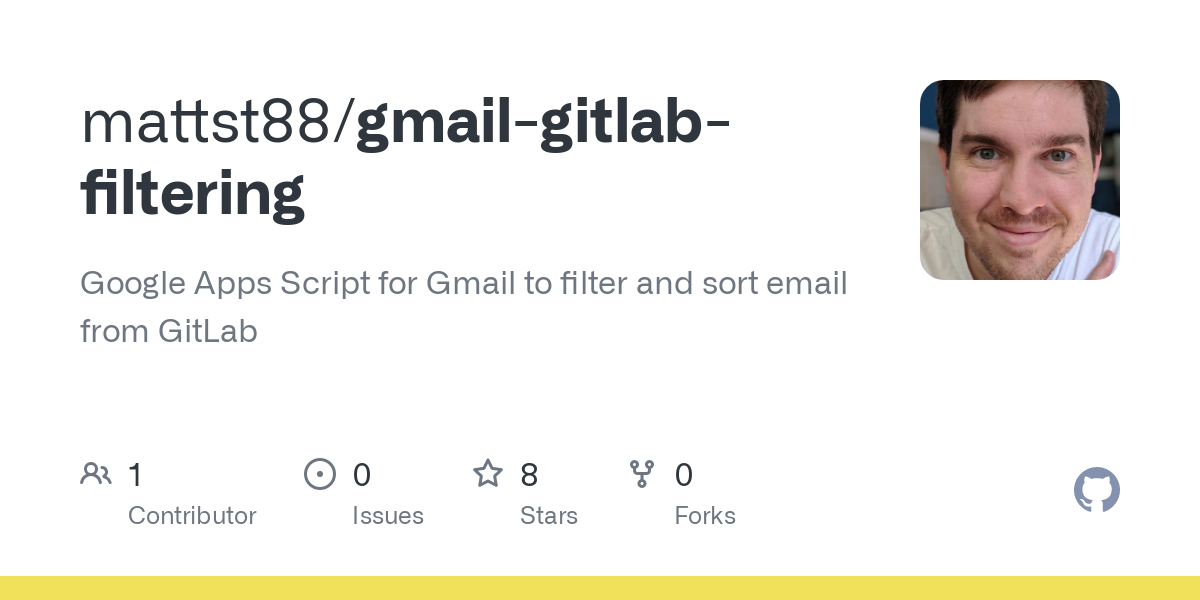 Google Apps Script for Gmail to filter and form email from Gitlab