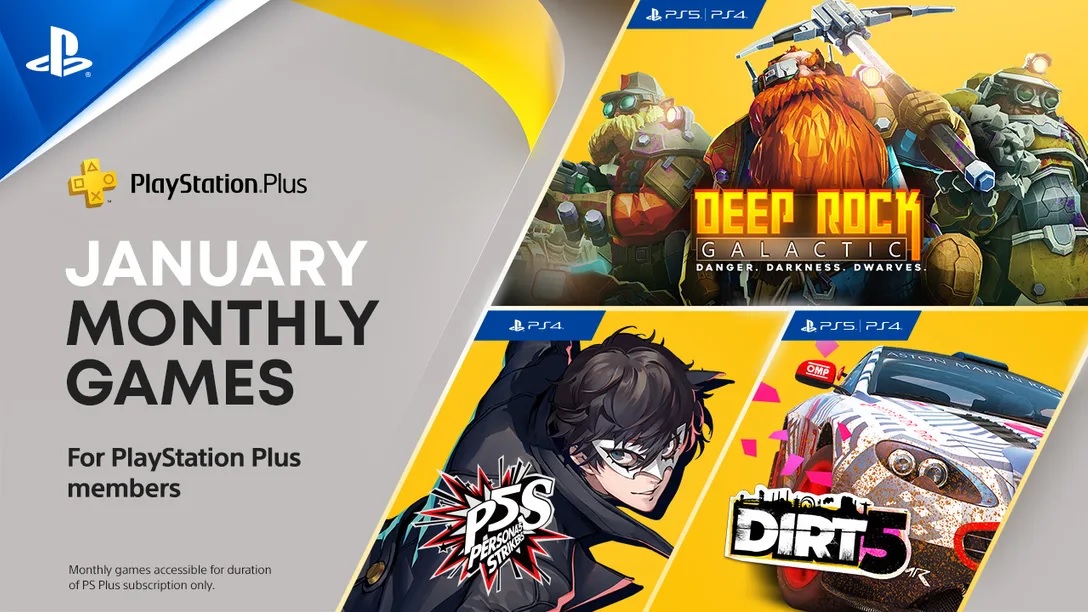 PlayStation Plus provides Persona 5 Strikers and Grime 5 to January lineup