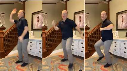 Dancing dad grooves to Badshah’s ‘Sajna’