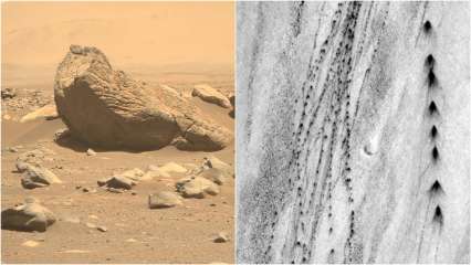 Scientists method hundreds of tracks on Mars created by tumbling boulders, be taught what glimpse says