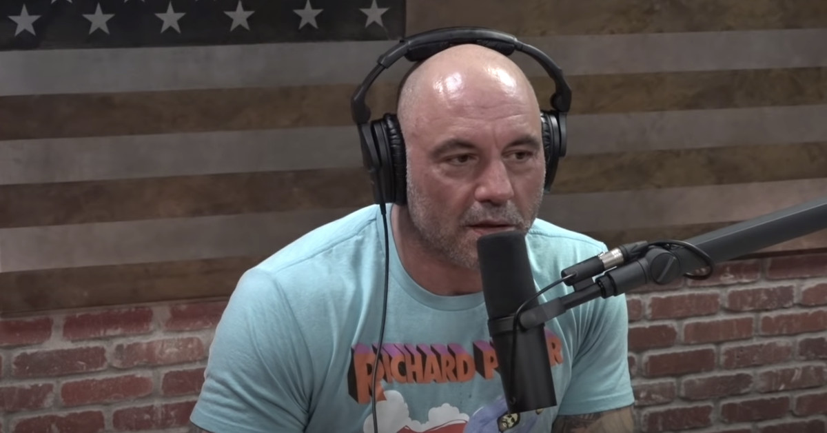 Right here is the Spotify COVID whisper protection that lets Joe Rogan trip