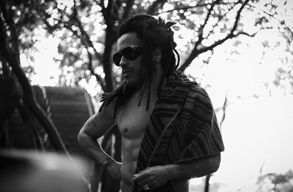 Lenny Kravitz Merely Teased His Six-Pack Abs at 57 in a New Photo