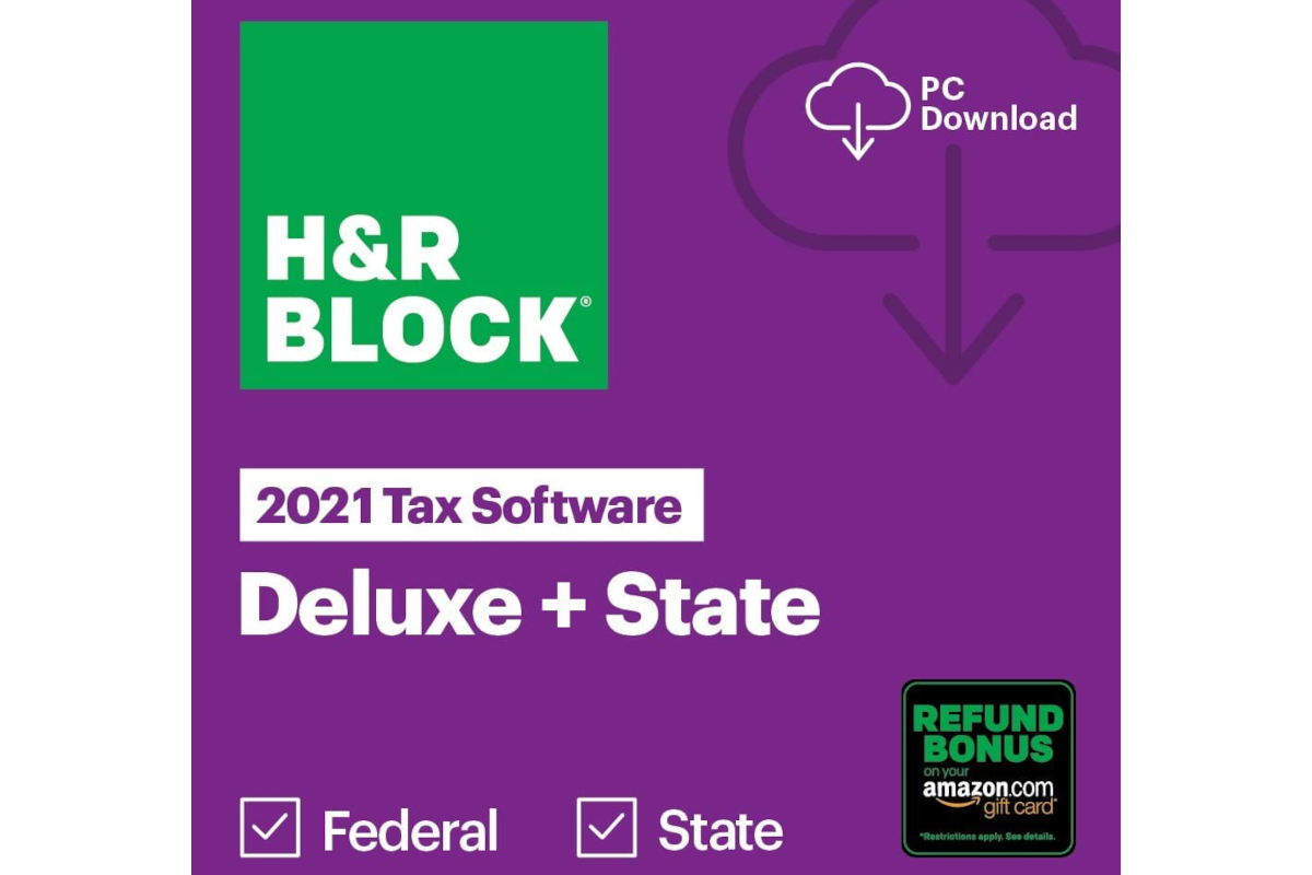 File your taxes on time with H&R Block Deluxe and Voice for $33