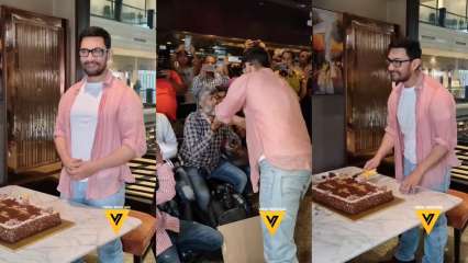 Aamir Khan celebrates birthday with paparazzi, video goes VIRAL