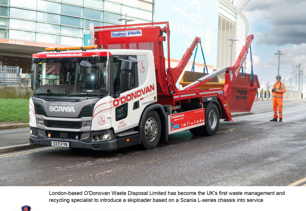 O’Donovan boosts rapid safety with Scania skiploader