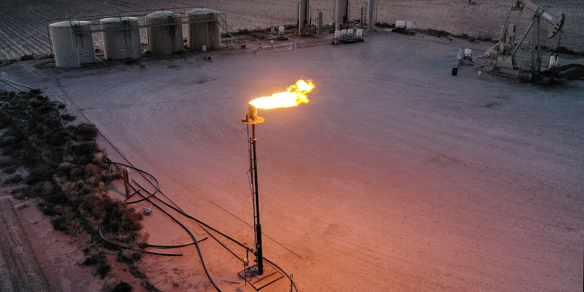 A US oil-drilling hotspot is kicking out a long way extra methane than we concept