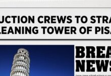 Constructing Crews to Straighten Leaning Tower of Pisa