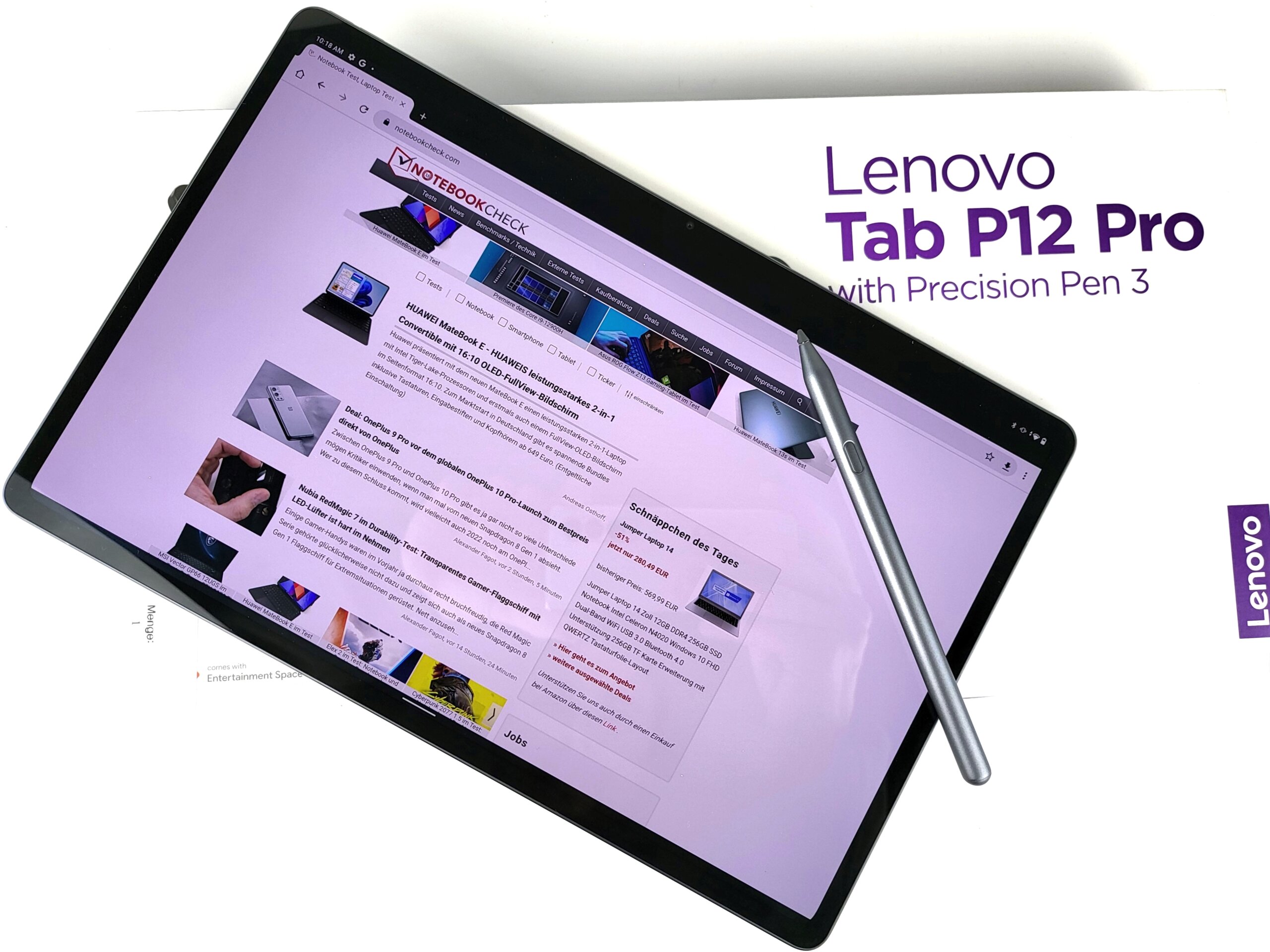 Lenovo Tab P12 Pro Overview Verdict: Top price Tablet with Compelling Business Parts