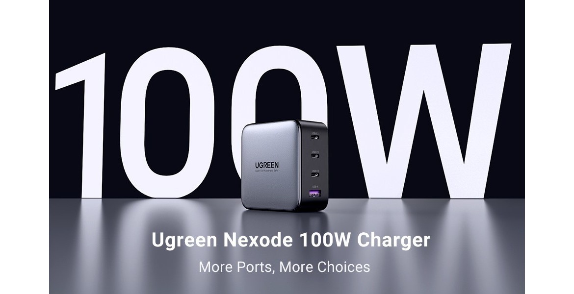 UGREEN launches the Nexode collection of chargers with a 100W GaN model for starters