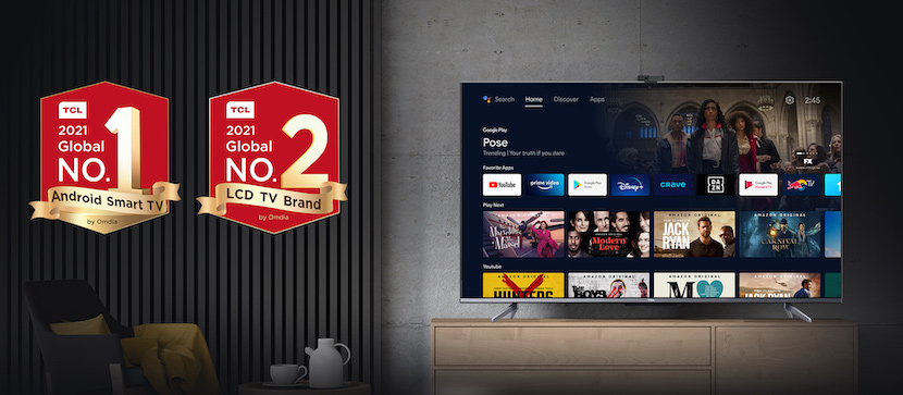 TCL claims most supplied Android TV’s and retains number two LCD world ranking