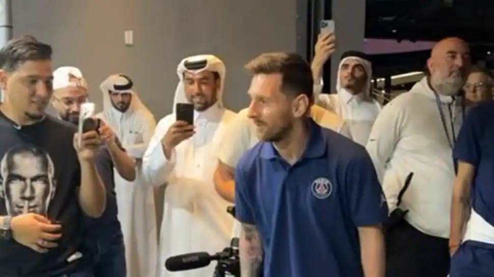 WATCH: Lionel Messi DENIED purpose by cardboard goalkeeper in Qatar