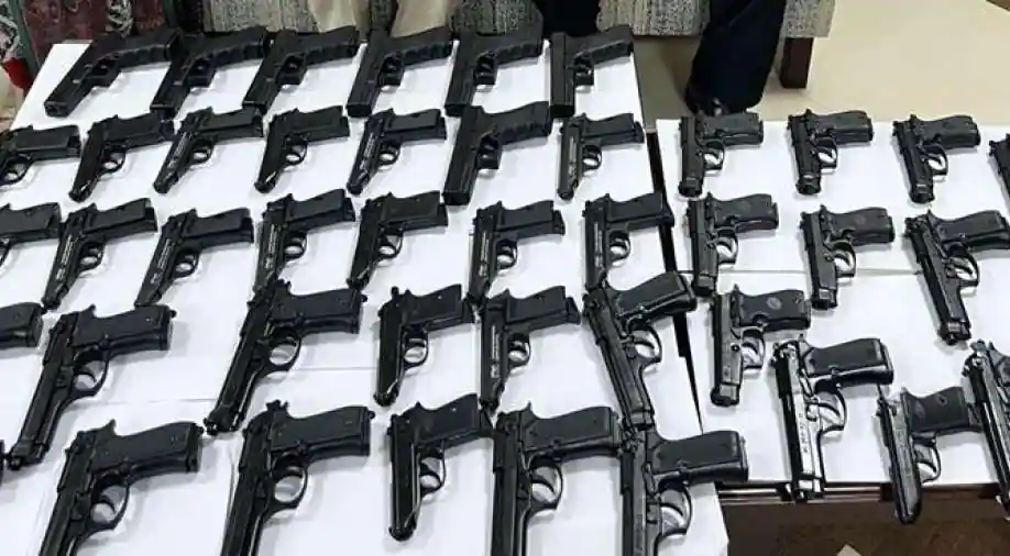 Indian couple detained at Delhi’s international airport with forty five pistols