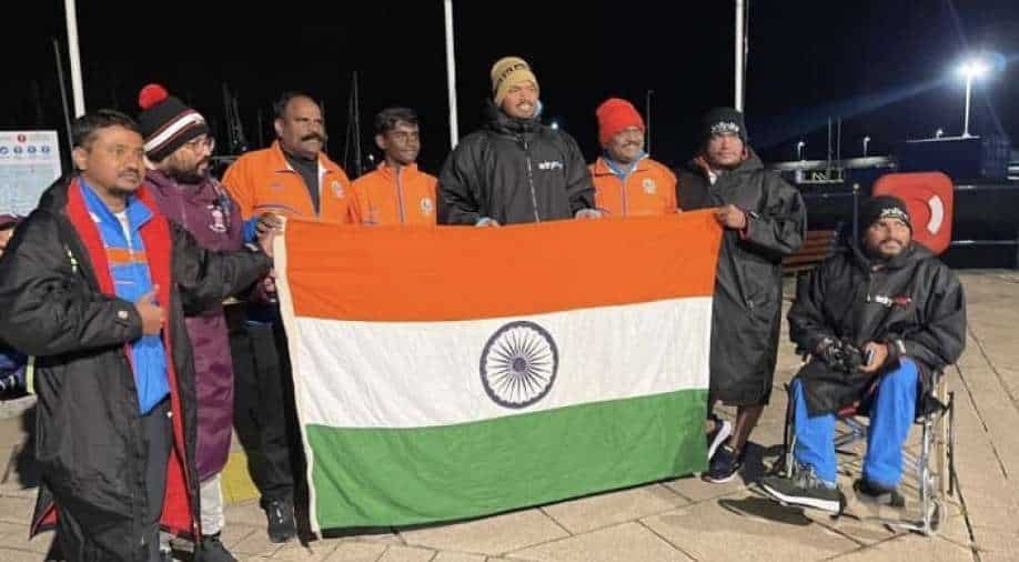 Indian teen youngest in the realm to swim in North Channel between Eire & Scotland