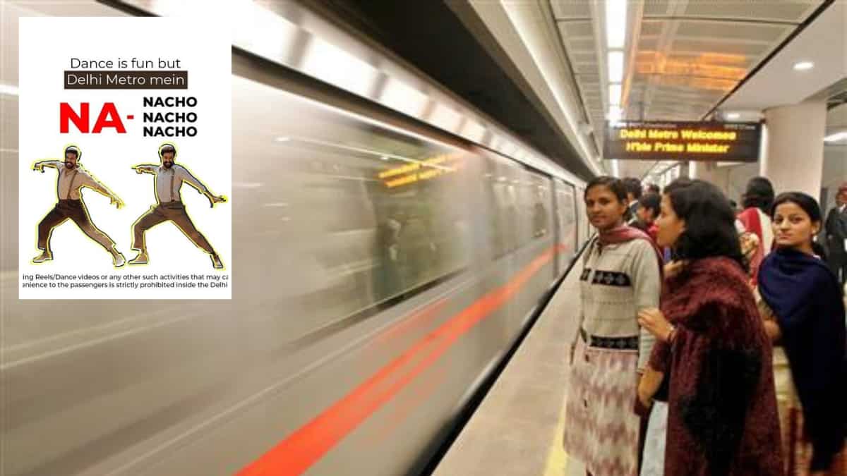 DMRC says filming dance movies and Instagram reels banned in Delhi Metro