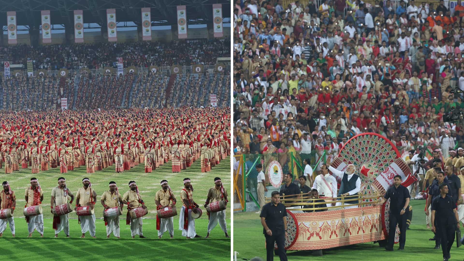 India: Tall receive for Bihu; 11,300 dancers, drummers enter Guinness World Records