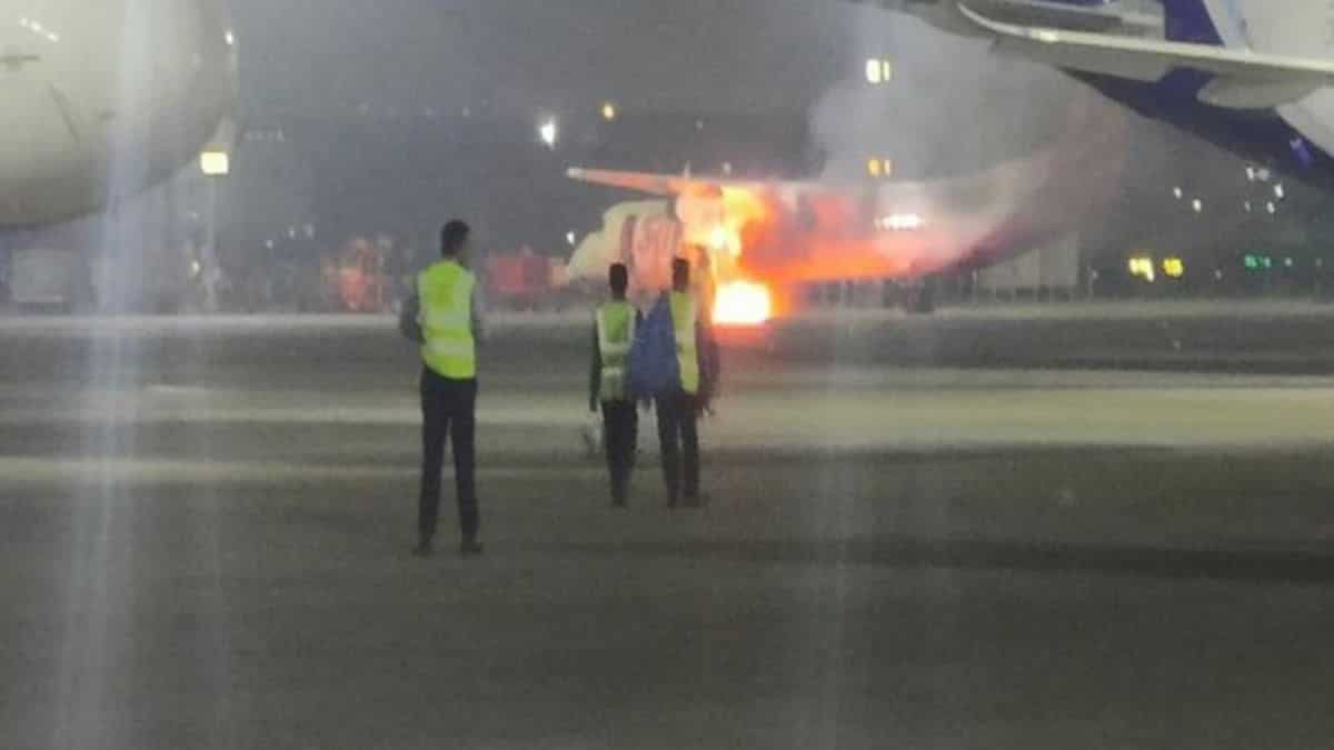 Fire breaks out within SpiceJet airplane at Delhi airport for the length of upkeep