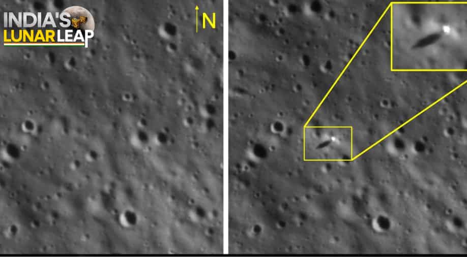 ISRO shares, then deletes purported pics of Chandrayaan-3 lander as viewed from Chandrayaan-2 orbiter