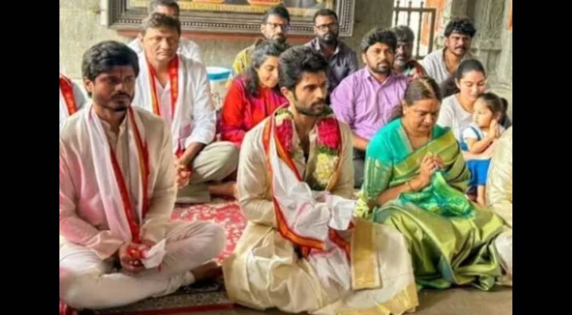 Vijay Deverakonda visits Yadadri Temple with family put up liberate of Kushi