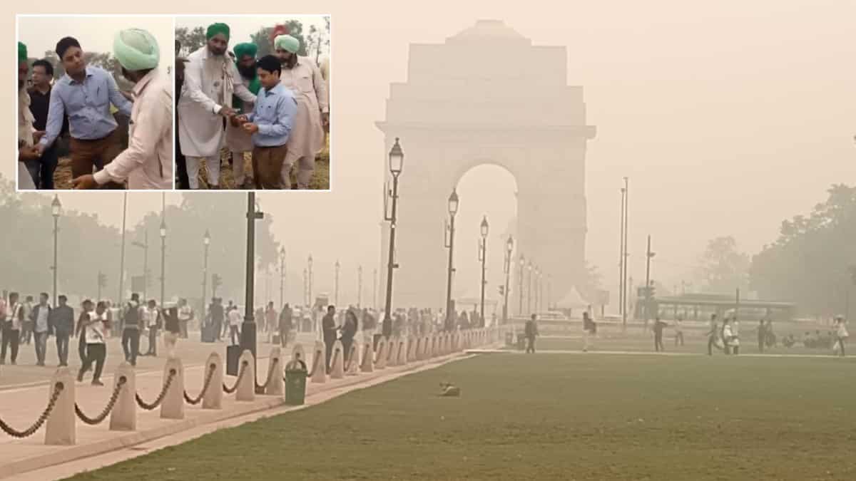 Video: As air pollution chokes Delhi-NCR, officer in Punjab imposing anti-air pollution principles compelled to burn stubble