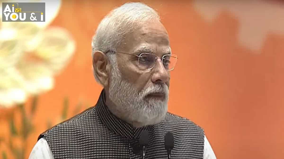 PM Modi highlights threats posed by deep false, cites his morphed video singing Garba tune