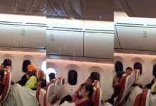 Sight: Water leaks from overhead boxes in Air India flight, flyer questions airline’s ‘immersive ride’