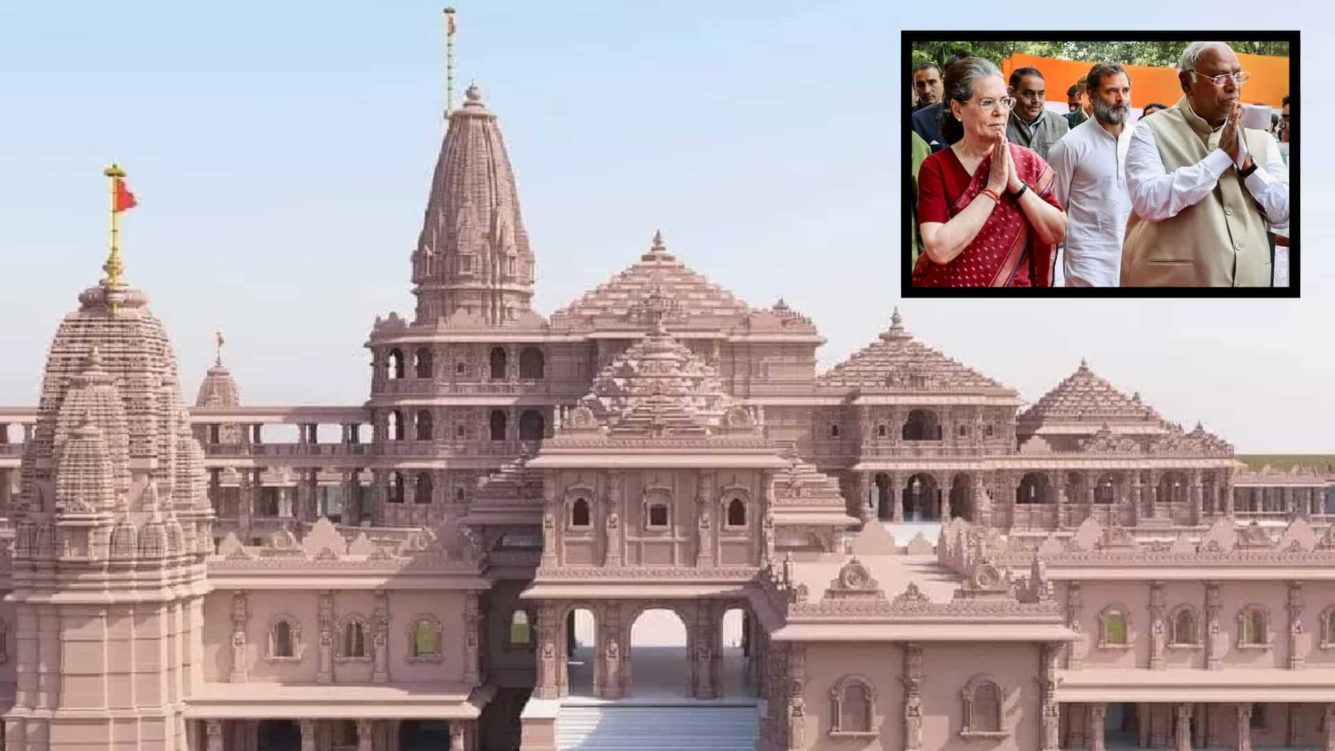 India: Ayodhya Belief extends invites to Kharge, Sonia Gandhi for Ram temple consecration