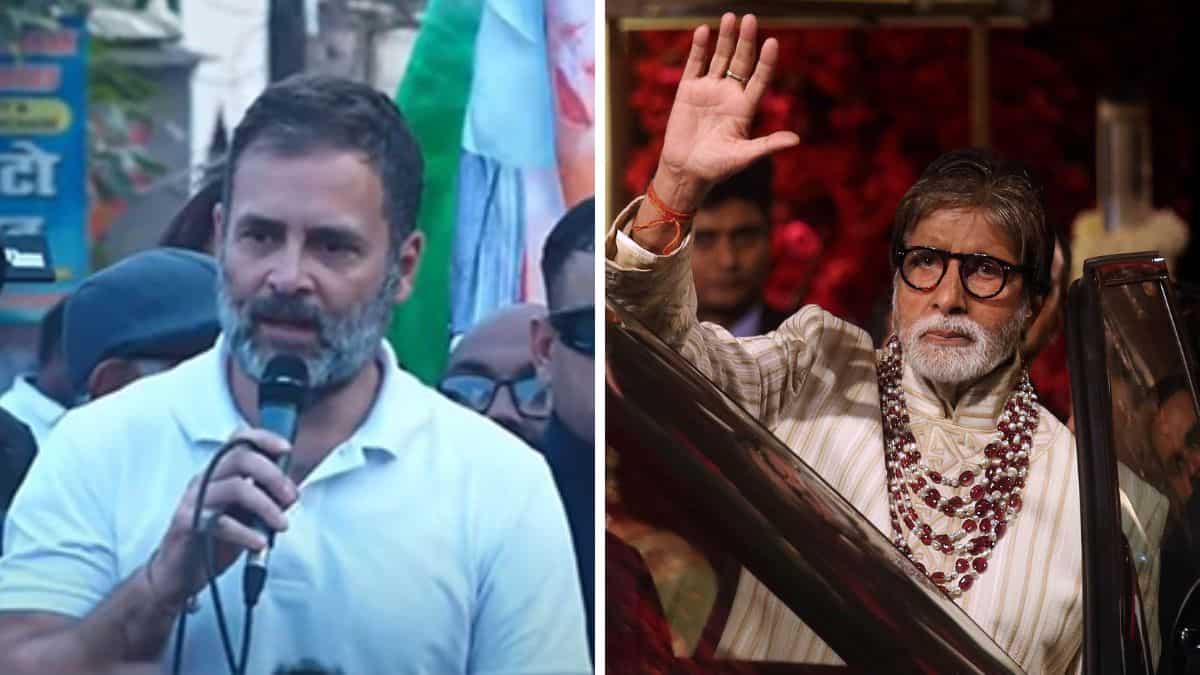 Amitabh Bachchan shares cryptic present after Rahul Gandhi attacks him, Aishwarya Rai in contemporary speech