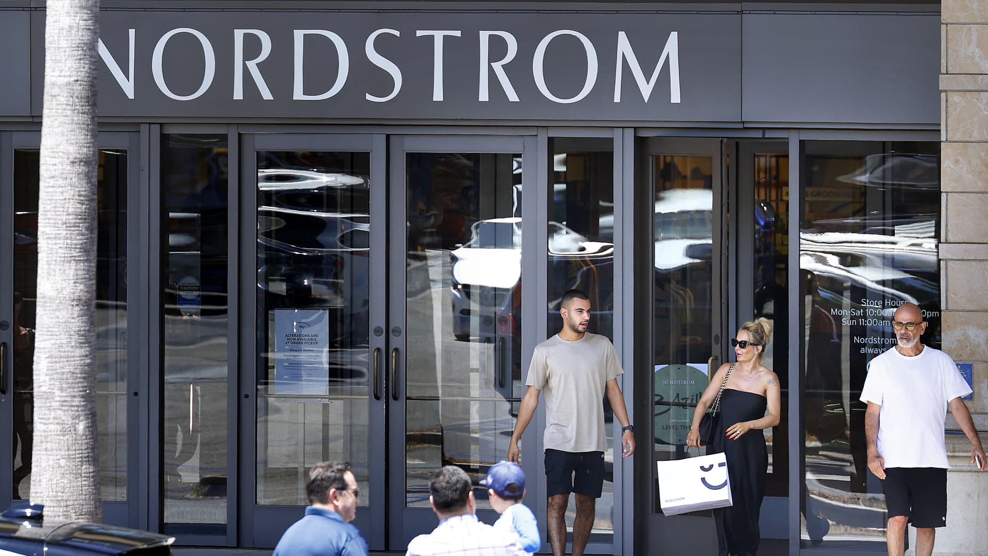 Nordstrom shares soar 9% on document retailer is attempting to head private