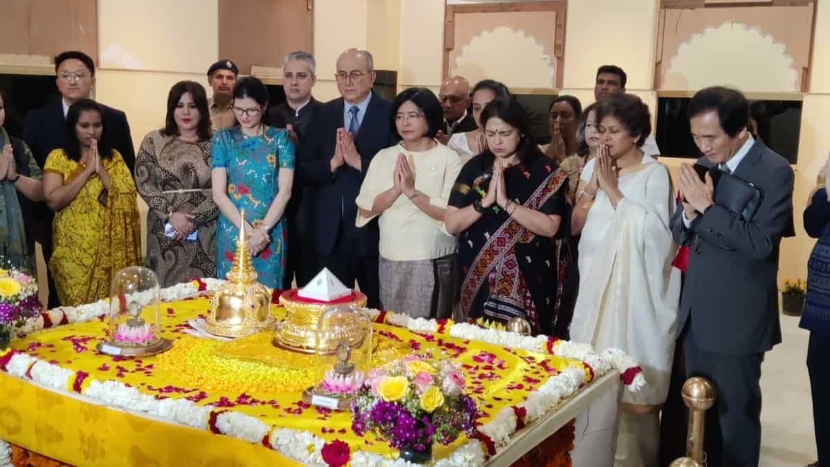 International envoys pay homage to Buddha relics in Delhi, highlighting India’s cultural affect