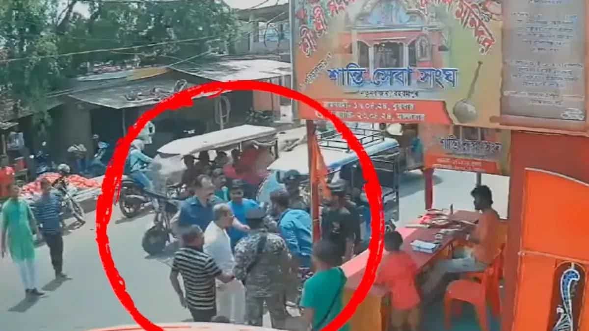 TMC shares video of Adhir Ranjan Chowdhury’s altercation with celebration worker; ‘indicate of hooliganism’