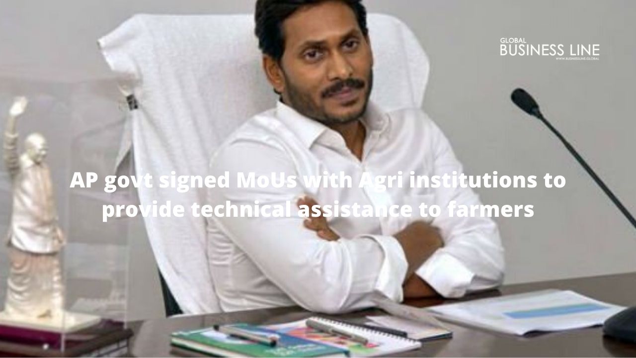 AP govt signed MoUs with Agri institutions to provide technical assistance to farmers