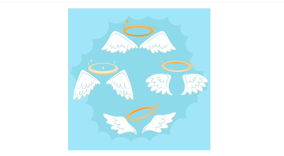 angel wings halos