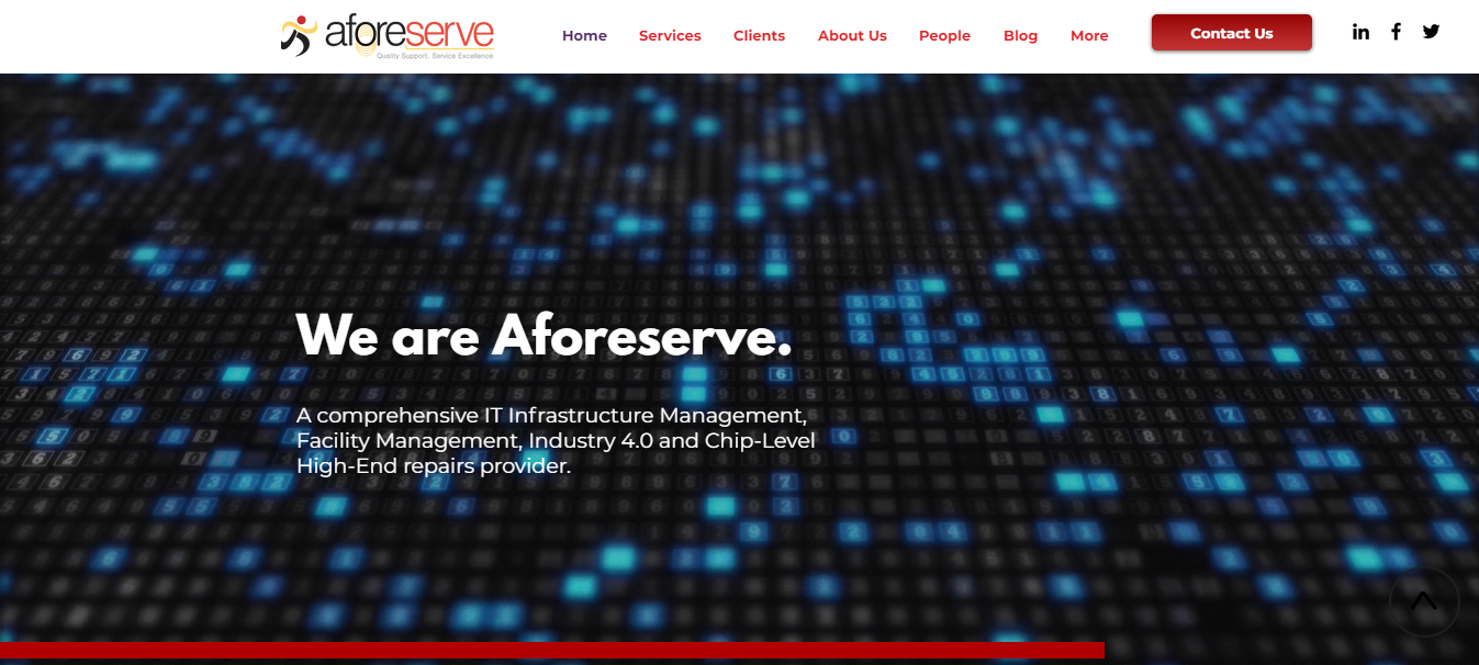 Get the best IT Infrastructure solution from AFORESERVE INNOVATION PVT. LTD.